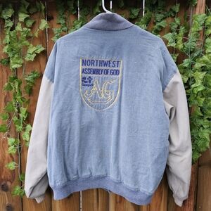 Vintage Blue and Gray Jacket